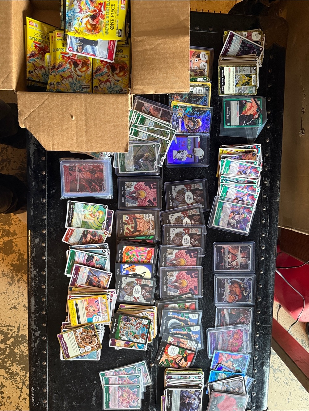 Onepiece Tcg Cards monkey d luffy  Foil & Art Cards huge lot bv 640.00$ plus